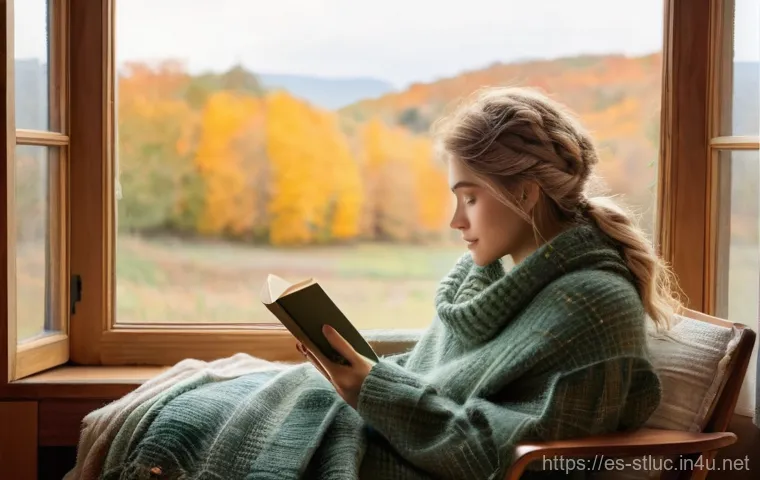 세인트루시아와 카리브해 다른 나라 비교 - Prompt 1: Cozy Autumn Reading Nook**